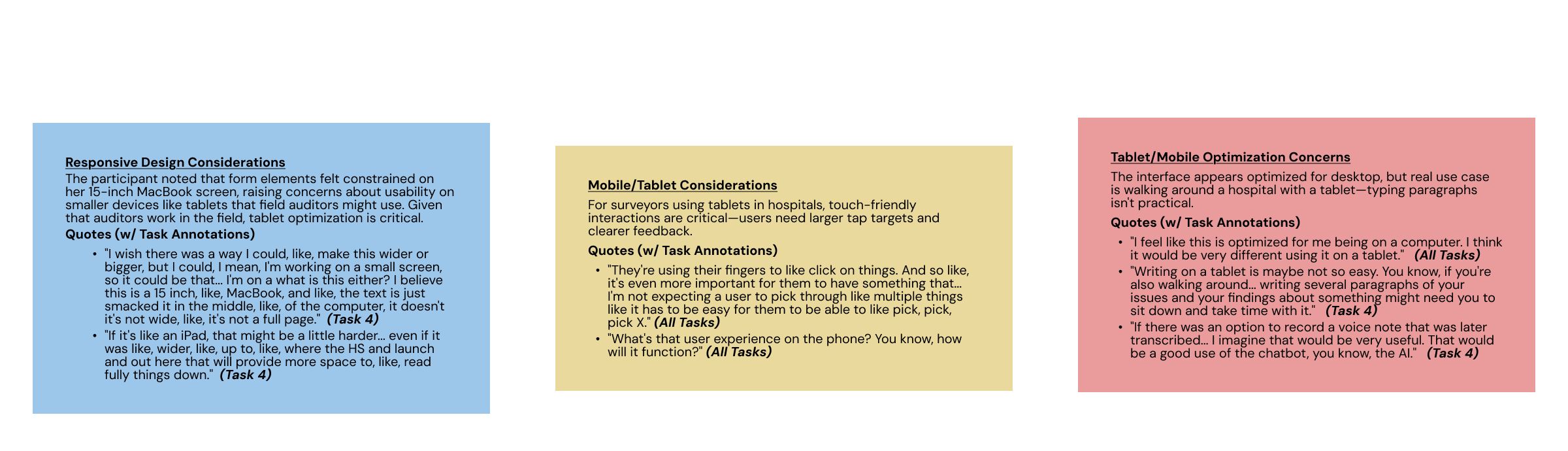 Tablet Optimization insights